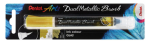 Pintsepliiats DualMetallic Glitter kuldne, Pentel /12