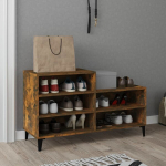 vidaXL kingakapp, suitsutatud tamm, 102 x 36 x 60 cm, tehispuit