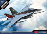 Liimitav mudel Academy Hobby 12577 USN F/A-18F "VFA-154 Black Knights" 1/72