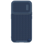 Nillkin Textured S Magnetic Case iPhone 14 Pro Max MagSafe case with camera cover blue (Blue)