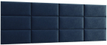 Pehmete seinapaneelide komplekt NORE Quadratta Monolith 77, sinine