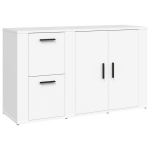 vidaXL puhvetkapp, valge, 100 x 33 x 59,5 cm, tehispuit
