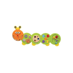 Seinale asetatav m&auml;nguasi - Viga Toys - Beebi r&ouml;&ouml;vik - Puit - 185 cm - Roheline/oranž
