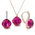 Komplekt "Crete (Fuchsia)" koos Preciosa&trade; kristallidega DS00S399