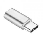 Adapter-&uuml;leminek/ Micro USB - Type-C, h&otilde;bedane