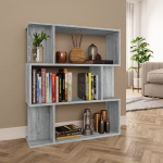vidaXL raamaturiiul, hall Sonoma tamm, 80 x 24 x 96 cm, tehispuit