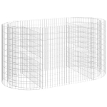 vidaXL gabioon taimelava, tsingitud raud, 200 x 100 x 100 cm