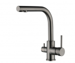 K&ouml;&ouml;gisegisti joogivee kraaniga Aquasanita Akvaduo 2663L, PVD Graphite