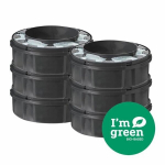 Tommee Tippee Twist and Click Advanced m&auml;hkmekorvid keskkonnas&otilde;bralikud antibakteriaalsed GREENFILM 6 pakk
