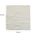 6+4-kihiline pleegitamata puuvillast eelvolditud m&auml;hkmed 2 tk, m&auml;hkmesisu suurus 33x36 cm