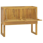 vidaXL vannitoakapp, 90 x 45 x 75 cm, tiikpuu, Ruda