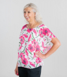 Z-One naiste pluus CLARISSA PL*2175, valge/roosa