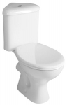 Nurga WC-pott Clifton 37x79x75 cm, 3/6 l, valge