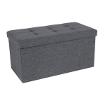 Kokkupandav pouf Songmics LSF47K, tumehall