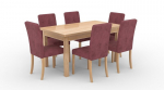 K&ouml;&ouml;gim&ouml;&ouml;bli komplekt ADRK Furniture 81 Rodos, punane/pruun