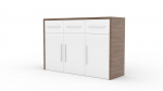 Kummut ADRK Furniture Marden, valge/pruun