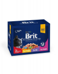 Brit Premium liha ja kalaga, 12 x 100 g