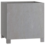 vidaXL jalgadega taimekastid, 2 tk, rooste, 42x40x43 cm, Corten teras