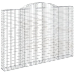 vidaXL kaarekujulised gabioonkorvid 3 tk, 300x30x200/220 cm, raud