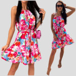 Naiste kleit Almerija, roosa