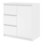 Kummut Top E Shop 1D3S, valge