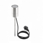 GTV s&uuml;vistatav v&auml;lisvalgusti Grazie, GU10, Max.20W, IP44, AC220-240V, 50-60Hz, Inox