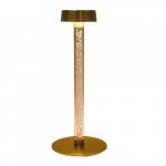 SUNLIGTGO LED laualamp, juhtmevaba, h&auml;mardatav, IP54, 4000 mAh, kuldne