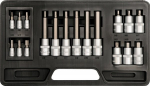 V&otilde;tmekomplekt kuuskantpeaga 1/2" 1/4" 18 tk. juhul
