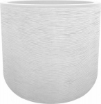EDA Plastic - Round jar 50 cm Graphit'up - 67 L - Cenguse white