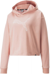 Naiste dressipluus Puma Power Summer Hoodie Pink 848402 24 848402 24/M
