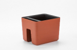 R&otilde;du lillepott piirdele automaatse kastmisega Berberis 30x26 cm