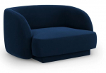 Sametist tugitool Micadoni Miley, 109 x 85 x 74, sinine
