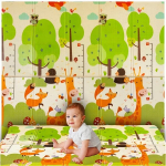 Kahepoolne kokkupandav treeningmatt Kruzzel, 180x200cm