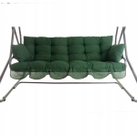 Istumispatjade komplekt aiakiigele Patio Bora, roheline