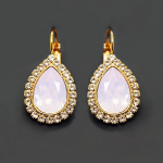 Naiste k&otilde;rvar&otilde;ngad DiamondSky &bdquo;Celestial Drop Rose Water Opal&ldquo; Swarovski&trade; kristallidega