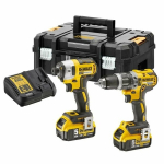 T&ouml;&ouml;riistakomplekt DeWalt DCK266P2T-QW (DCD796 + DCF887); 18 V; 2x5,0 Ah aku