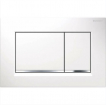 Geberit Sigma30 jaoks &ndash; Sigma30 juhtplaat, valge/kroom 115.883.KJ.1