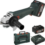 Nurklihvija Metabo W 18 L 9-125 Quick, 18 V, 2x5,2 Ah aku