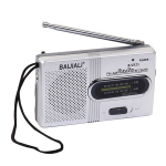 Mini FM-raadiovastuv&otilde;tja, (R21 sidabras)