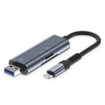 USB pulk Tech-Protect kaardilugeja Ultraboost SD/microSD Lightning/USB