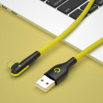 Kiire Laadimine Nailonpunutis USB Kaabel iPhone jaoks - Vastupidav M&auml;ngimine ja K&otilde;rvaklapp Juhe RUXIN poolt