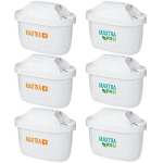 3x BRITA Maxtra+ Hard Water Expert filter (kollane) + 3x Brita Maxtra 1tk filter. (Pure Performance)