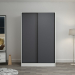 Riidekapp Asir Kale 2309, valge/hall