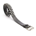 Meeste v&ouml;&ouml;d, gooti punkroki stiilis Bullet Rivet Belt