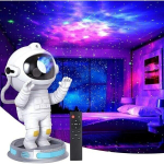 Projektor Galaxy Lamp 2024 &ndash; Ultimate Star Projector uduefektiga valge