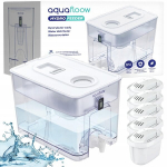 AquaFloow 9,5l XL: veedosaator + 5x Maxi t&auml;itmine / veedosaator