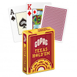 Copag Texas Holdem pokkerikaardid (punased)