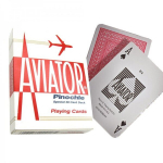 Aviator Pinochle standard pokkerikaardid (punased)