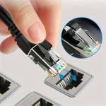 Cat 6 Etherneti Kaabel, 1000 Mbps K&otilde;rge Kiirus Gigabit LAN V&otilde;rgukaabel RJ45 Pistikudega., 100 pėdų / 30 m