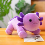25cm aksolotli pehme m&auml;nguasi s&uuml;nnip&auml;eva kingitus., Violetinė